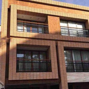 ایده نمای ساختمان با آجر قزاقی